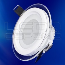 Светильник со стеклом LS-5730 круглый 5Вт холодный свет