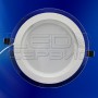 Светильник со стеклом LS-5730 круглый 18Вт холодный свет