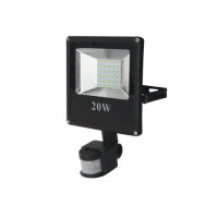 Прожектор матричный светодиодный LS-SMD 20W Slim с датчиком движения