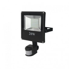 Прожектор матричный светодиодный LS-SMD 20W Slim с датчиком движения